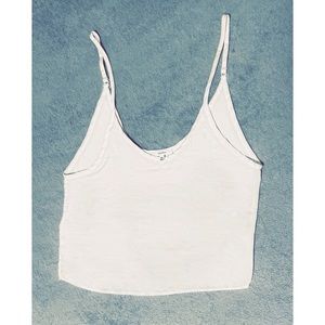 Talula Sheer Cream Camisole (Aritzia)